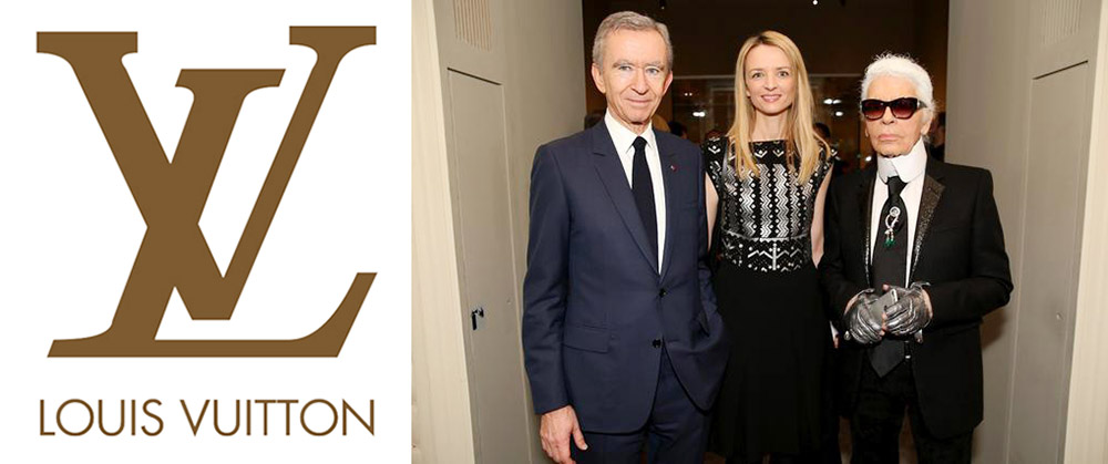 Bernard Arnault, Delphine Arnault, Karl Lagerfeld